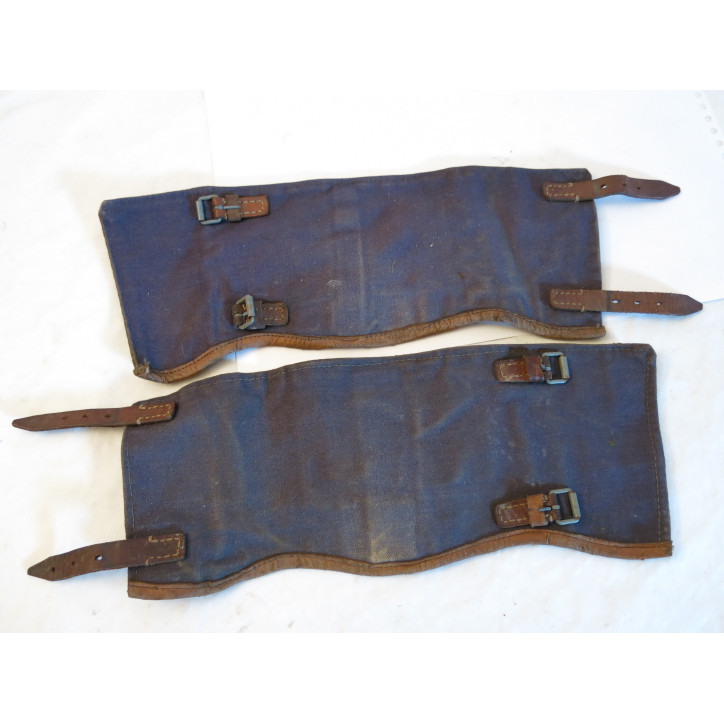 Paire de guetres originales Allemande 39/45 ref gu 52