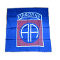 Drapeau US 82 Airborne  dimension 1.15  m x 1.15 m  