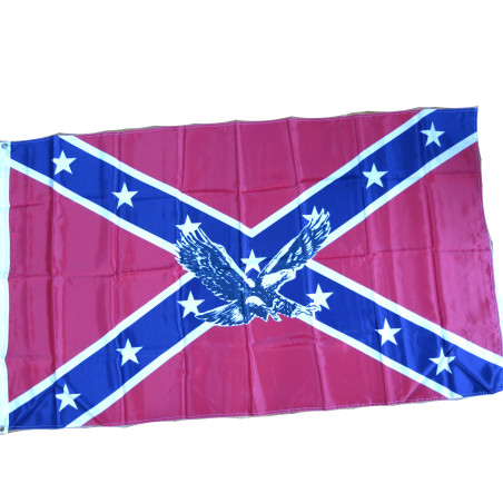 Drapeau sudiste avec aigle  dimension 1.50 x 0.85 