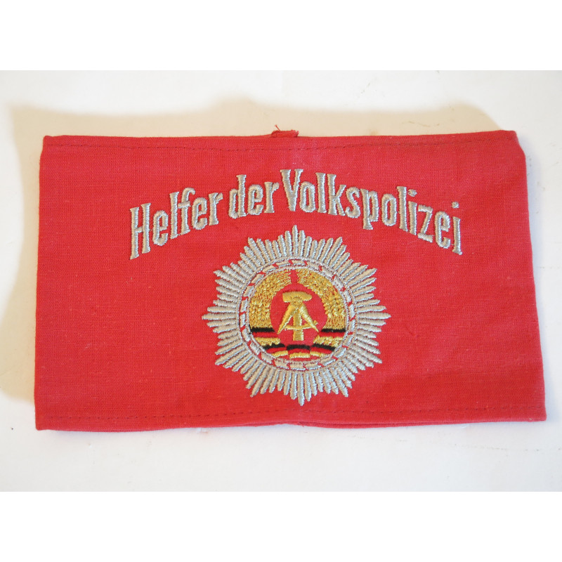 Brassard Allemagne de l'est DDR Freiwilliger Helfer bo 189