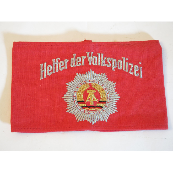 Brassard Allemagne de l'est DDR Freiwilliger Helfer bo 189