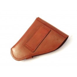 Etui cuir pistolet 6.35 Le Français Réf bru 68