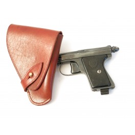 Etui cuir pistolet 6.35 Le Français Réf bru 68