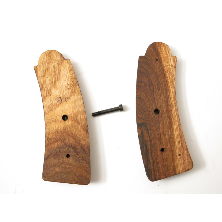Plaquettes de crosse bois  lance fusée Allemand 14/18 