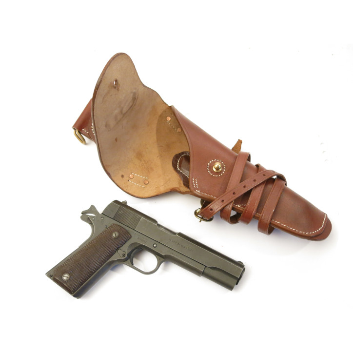 Etui cuir Colt 45 cavalerie 1912 couleur marron
