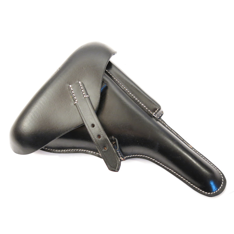 Etui cuir P08 Marine brun