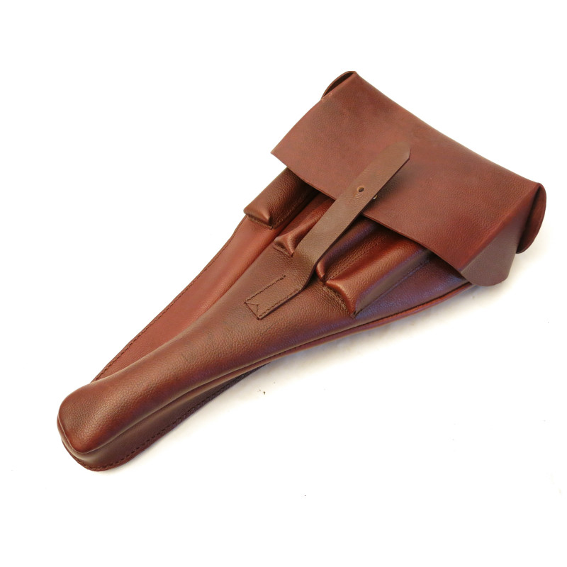 Etui cuir pour grande crosse Luger P08