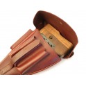 Etui cuir pour grande crosse Luger P08