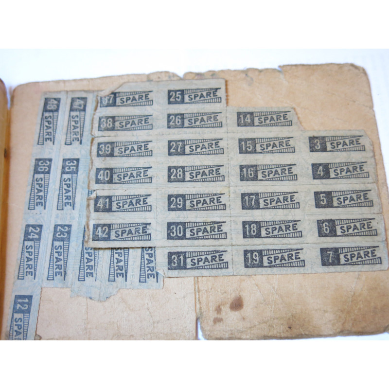 Carnet original War ration book four US 39/45  numero 944916 