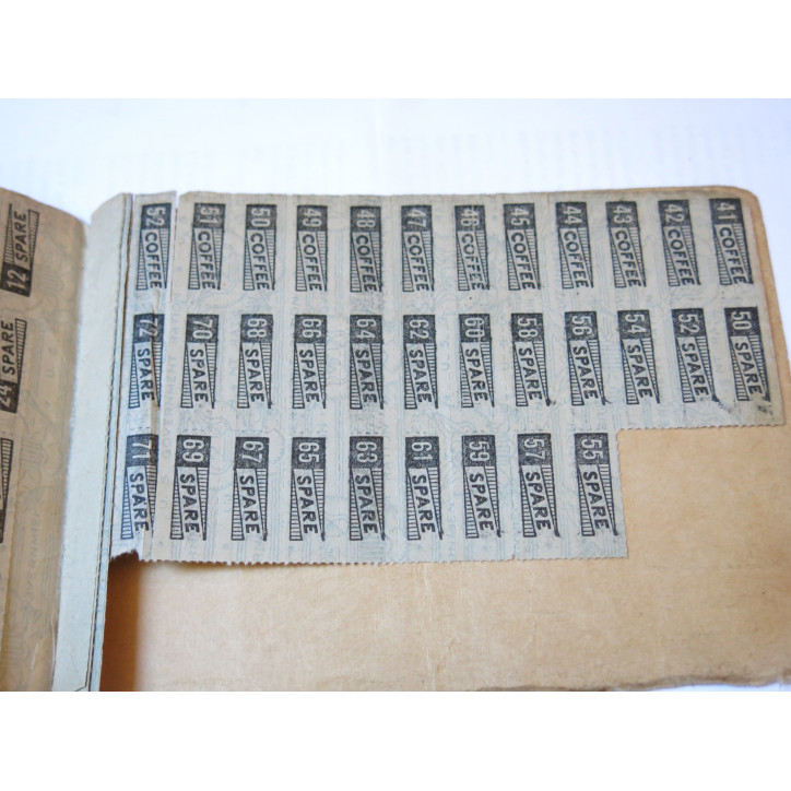 Carnet War ration book four  US 39/45  numero 944914 