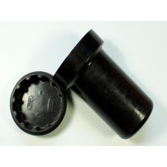 Boite vide  bakélite pour  pile  de bombe WH daté 1941       box 207 un2