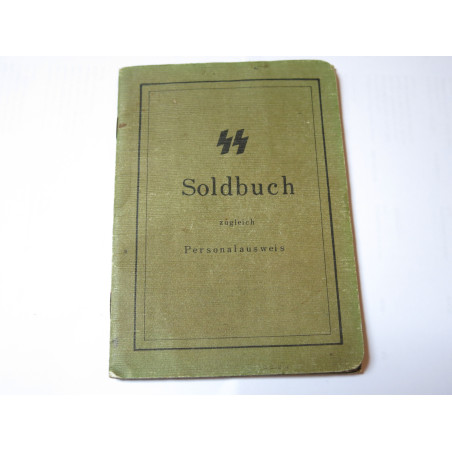 Soldbuch  Allemand Waffen SS repro 