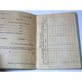 Soldbuch  Allemand Waffen SS repro 