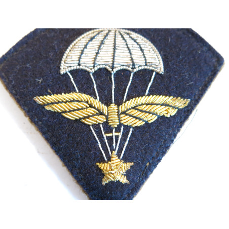 Brevet para Français infanterie de l'air brodé canetille