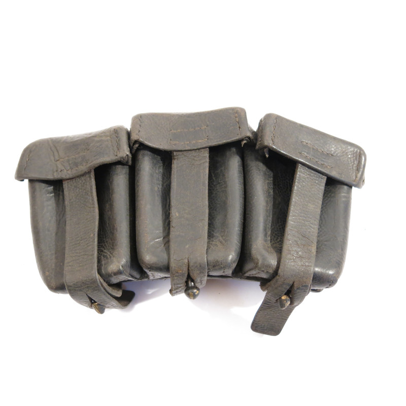 Rare cartouchiere cuir originale carabine  Mauser G 98 AZ datée 1915  Ref G 25