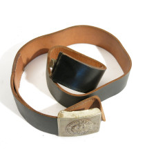 Ceinturon cuir Allemand BW avec boucle