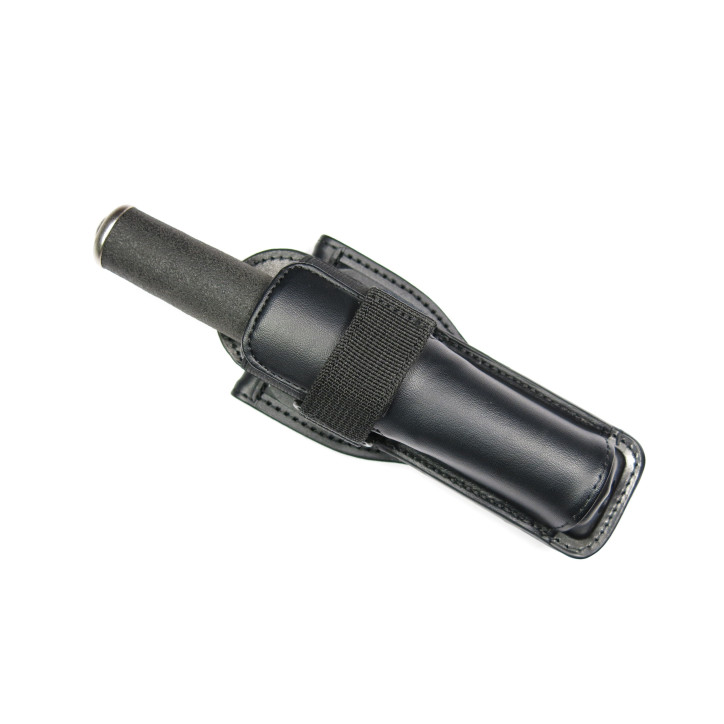 Porte matraque téléscopique pivotant GK en cuir 