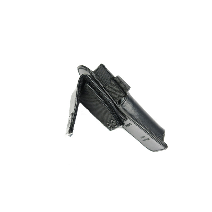 Porte matraque téléscopique pivotant GK en cuir 