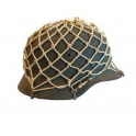 Filet de camouflage de casque Allemand avec crochets  ref UN 1 