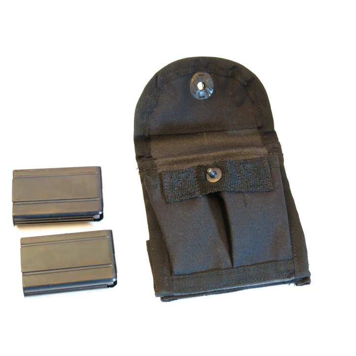 Porte chargeur USM1 en cordura noir avec 2 chargeurs 10 coups