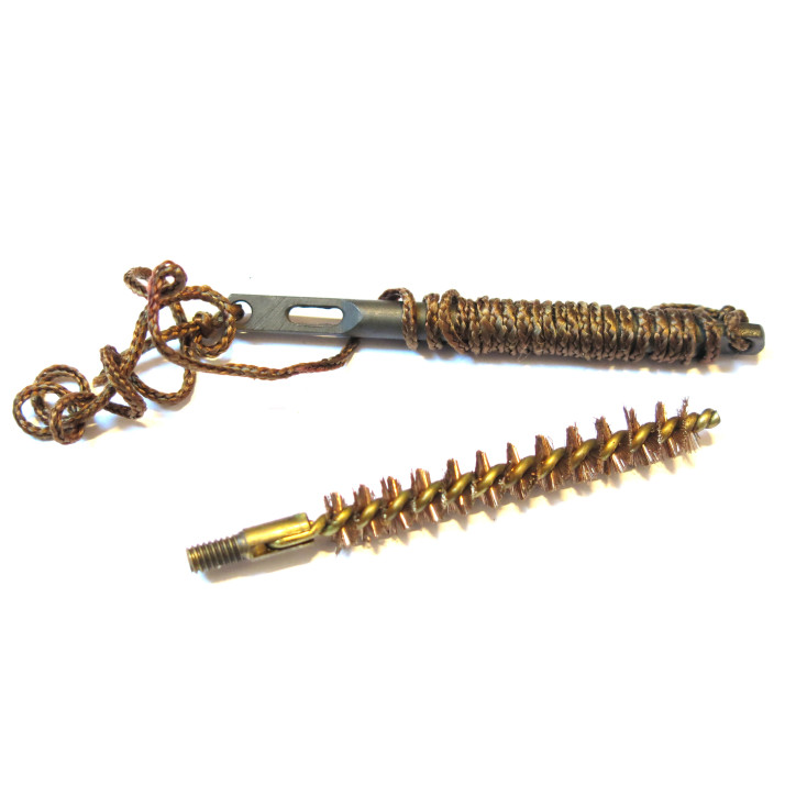 Lavoir a ficelle reglementaire US avec une brosse pour  USM1 ou Garand 