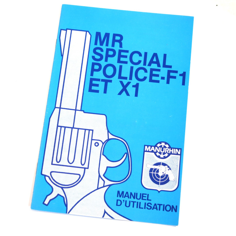 Petit manuel d'utilisation revolver MR special  police  F1  et X1 