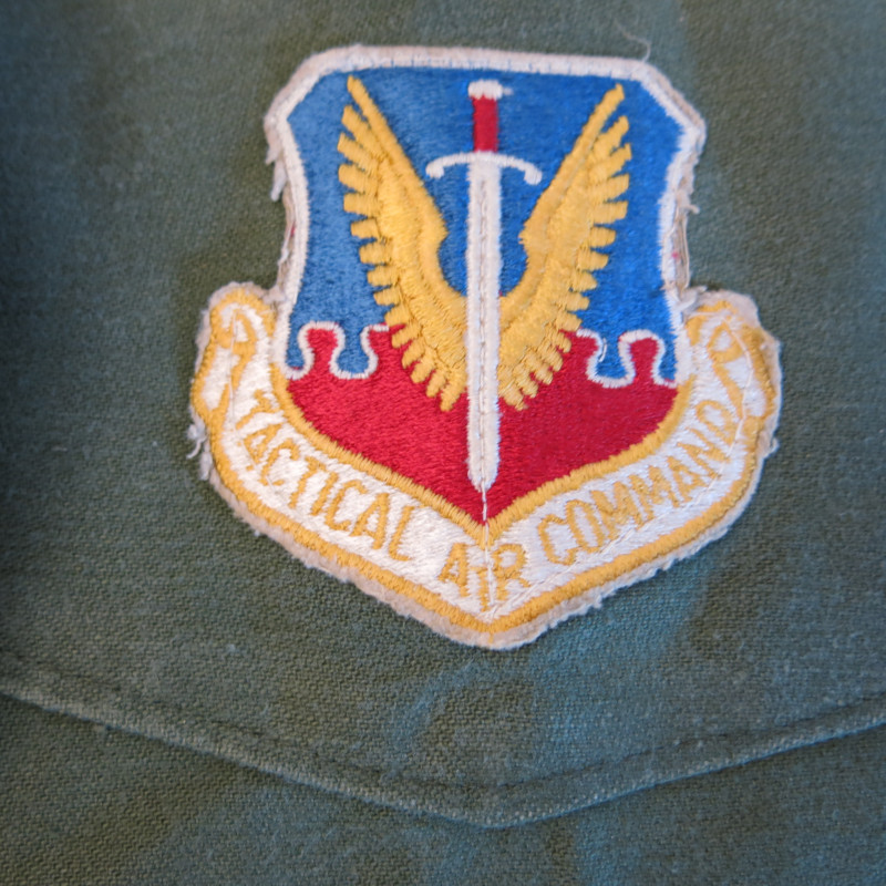 Veste originale OD Coton US Air Force Vietnam ref Moore 