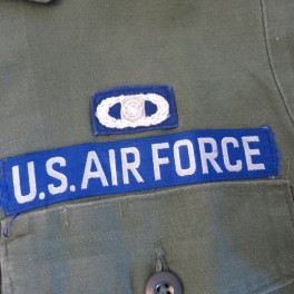 Veste originale OD Coton US Air Force Vietnam ref Moore 