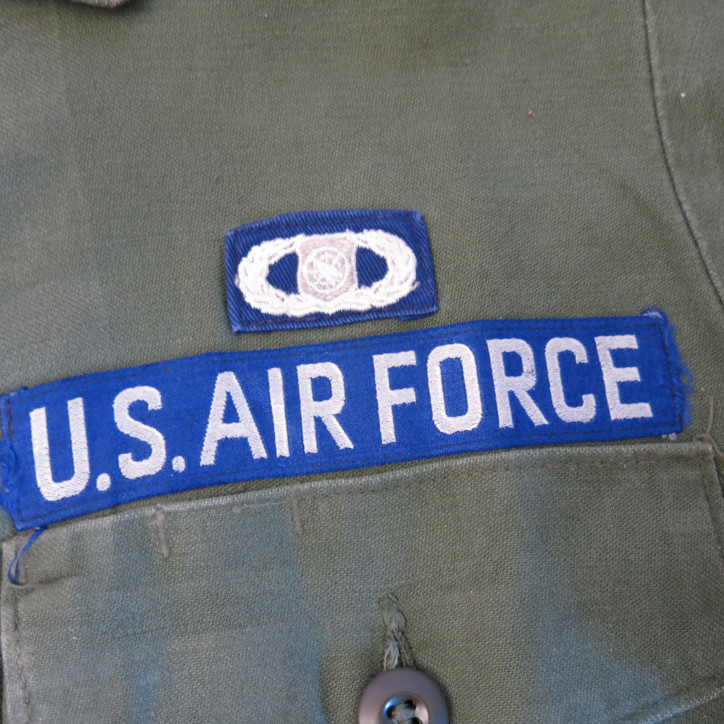 Veste originale OD Coton US Air Force Vietnam ref Moore 