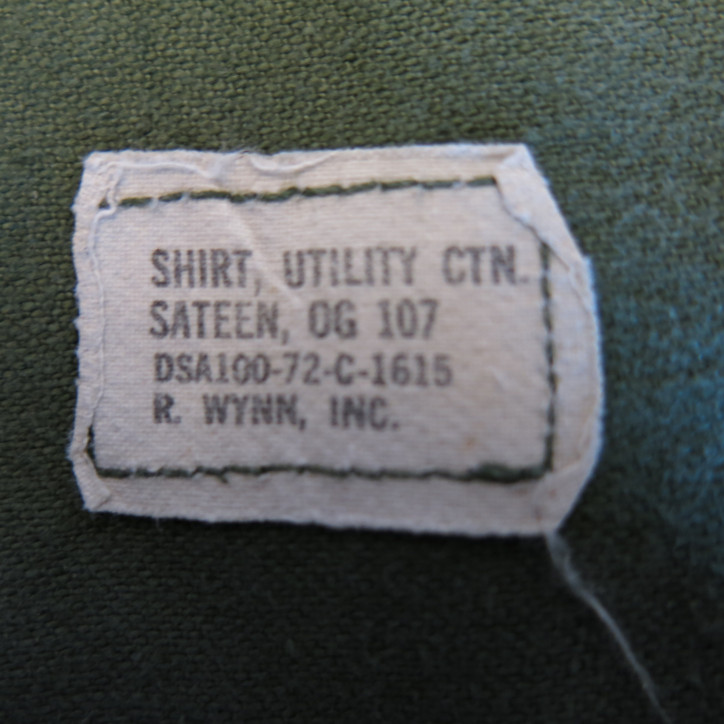 Veste originale OD Coton US Air Force Vietnam ref Moore 