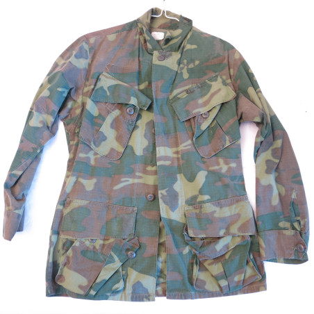 Veste originale tropical camouflé originale Rip stop 1968 US Vietnam Ref Vn 741