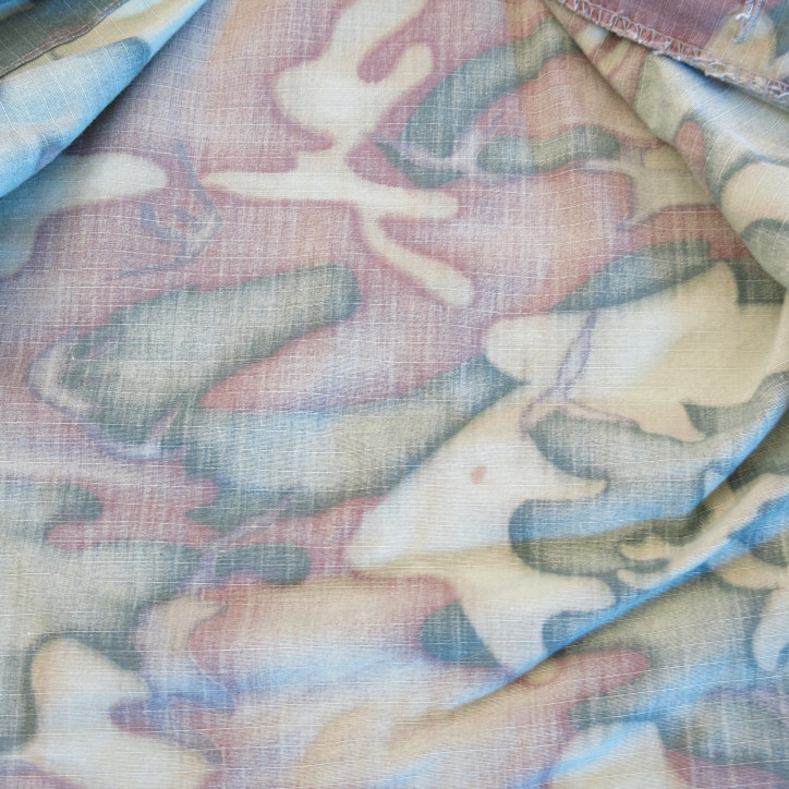 Veste originale  tropical camouflé originale  Rip stop 1968  US Vietnam Ref Vn 741