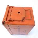 Boite métallique étanche orange pour grenade N 21 Réf un 1 