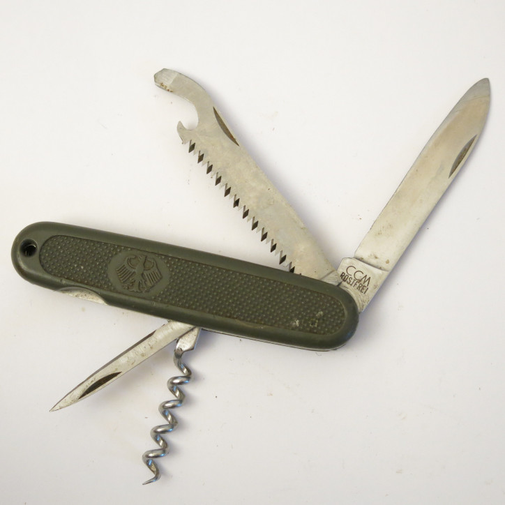Couteau de poche original réglementaire Allemand Bundeswehr fab CCM Rostrei