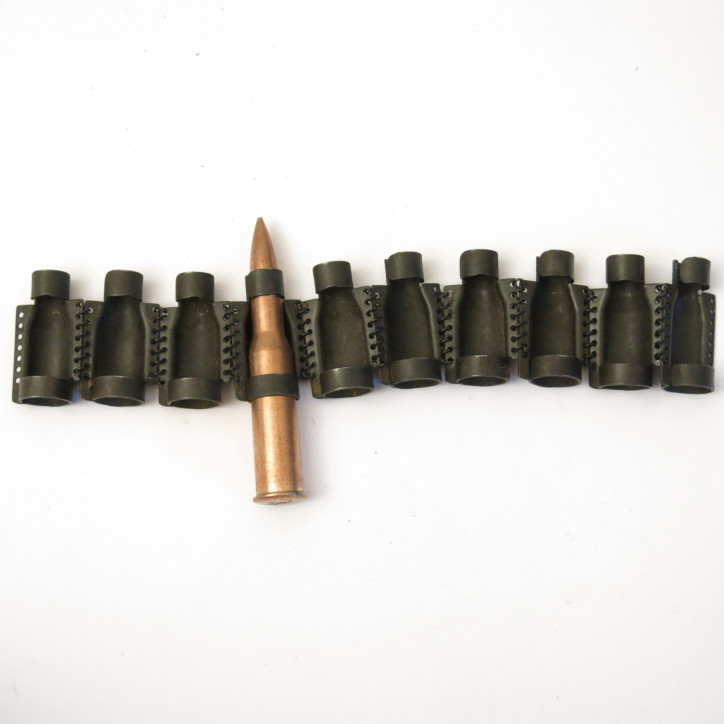 Bande de 10 maillons avec 1 cartouche Mosin Nagant 