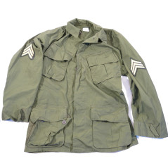 Veste originale tropical OD Rip stop 1969 US Vietnam Ref Vn 723