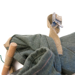 Paire de moufles toile et cuir motocycliste Wehrmacht  ref  mo45 