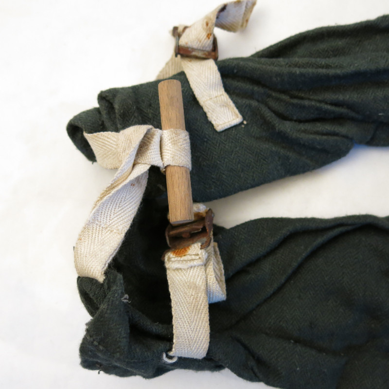 Paire de moufles toile et cuir motocycliste Luftwaffe  ref  mo45 