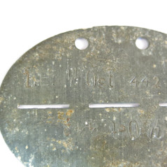 Plaque d'identité originale Allemande Waffen SS Ost ref 88