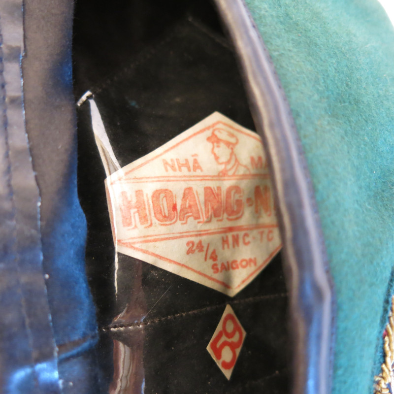 Béret Marines Vietnam ARVN insigne cannetille Ref be102