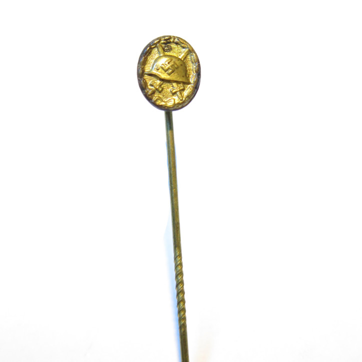 Epingle de cravate OR  Originale Blessé Allemand 39/45 