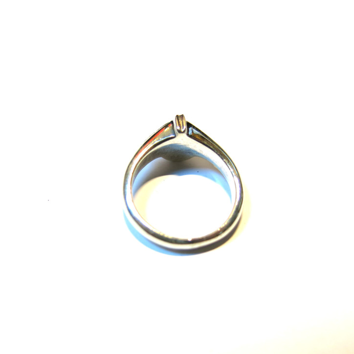 Bague en argent parachutiste Français 
