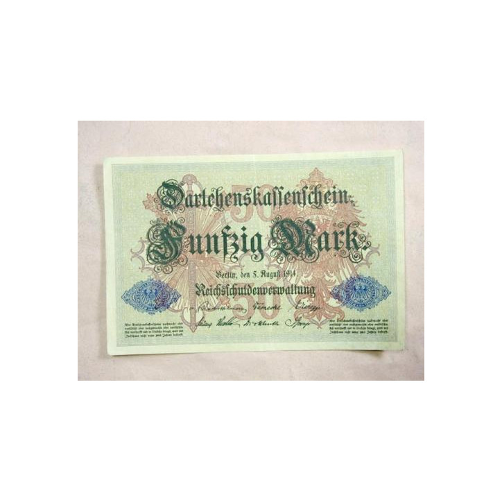 Billet de 50 Mark 1914  ref bo doc