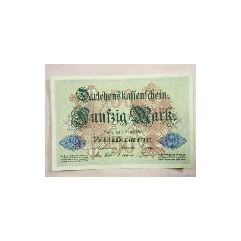 Billet de 50 Mark 1914