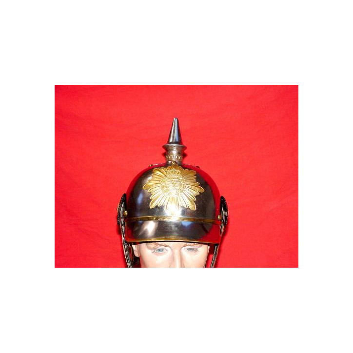 Casque à pointe cavalerie Reiter Saxon