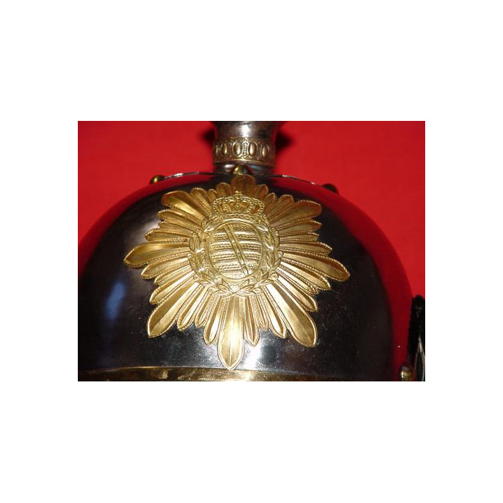 Casque à pointe cavalerie Reiter Saxon
