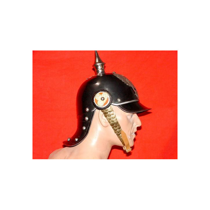 Casque à pointe Chasseur Prussien black