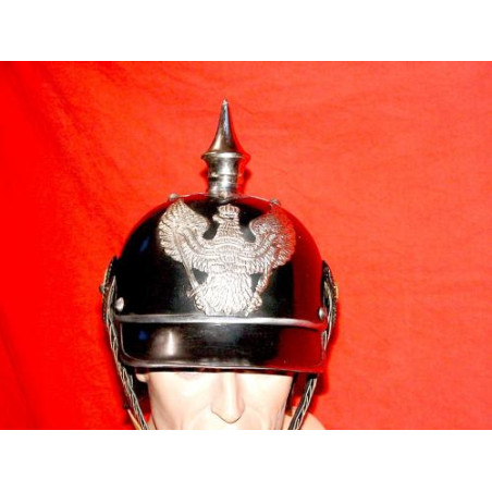 Casque à pointe Chasseur Prussien black