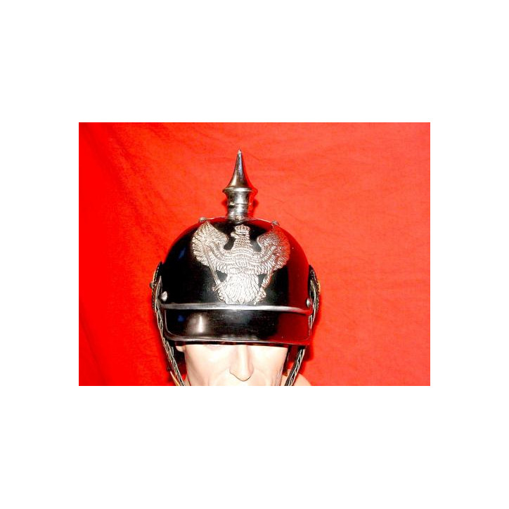 Casque à pointe Chasseur Prussien black
