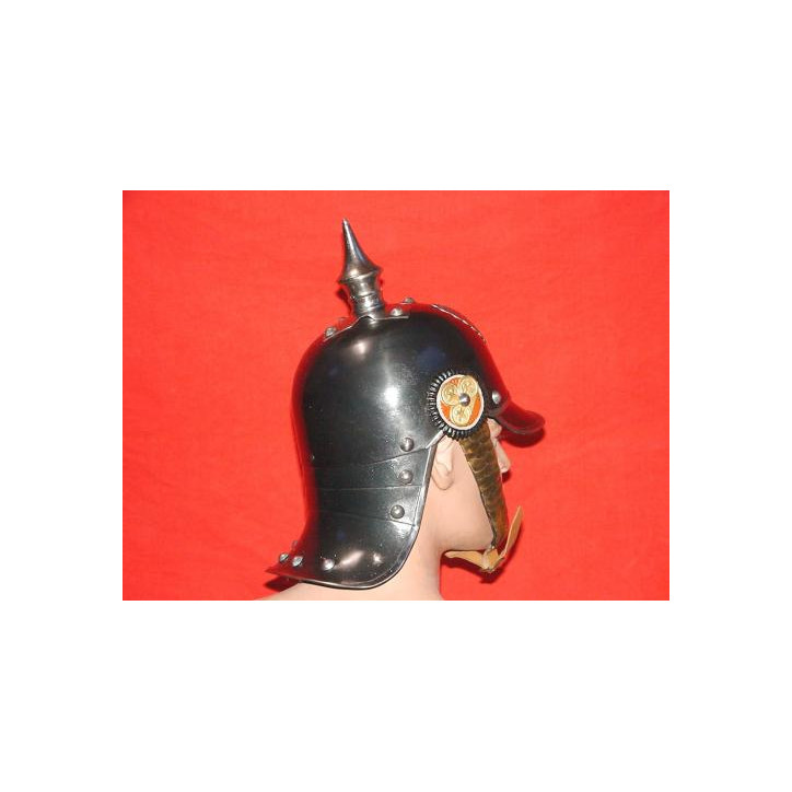 Casque à pointe Chasseur Prussien black